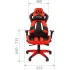 Кресло Chairman Game 25 черный/красный (7054931) Кресло Chairman Game 25 черный/красный (7054931)