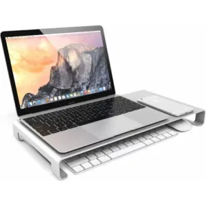 Подставка для ноутбука Satechi Aluminum Universal Aluminum Unibody Monitor Stand серебристая (ST-ASMSS) Подставка для ноутбука Satechi Aluminum Universal Aluminum Unibody Monitor Stand серебристая (ST-ASMSS)