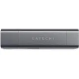 Адаптер Satechi Aluminum Type-C USB 3.0 and Micro/SD Card Reader Grey (ST-TCCRAM)
