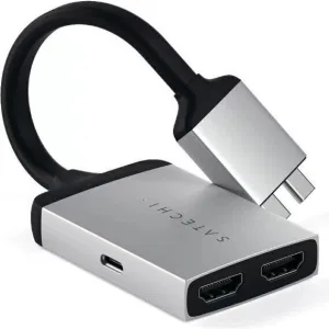 Адаптер Satechi Type-C Dual HDMI Adapter Silver (ST-TCDHAS) Адаптер Satechi Type-C Dual HDMI Adapter Silver (ST-TCDHAS)