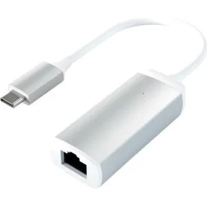 Адаптер Satechi Type-C to Gigabit Ethernet Adapter Silver (ST-TCENS) Адаптер Satechi Type-C to Gigabit Ethernet Adapter Silver (ST-TCENS)